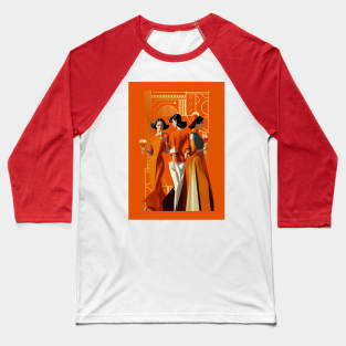 Three art deco women Baseball T-Shirt